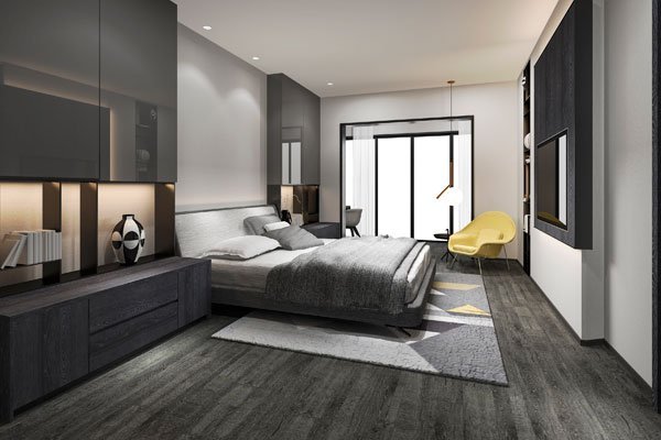 quarto projetado