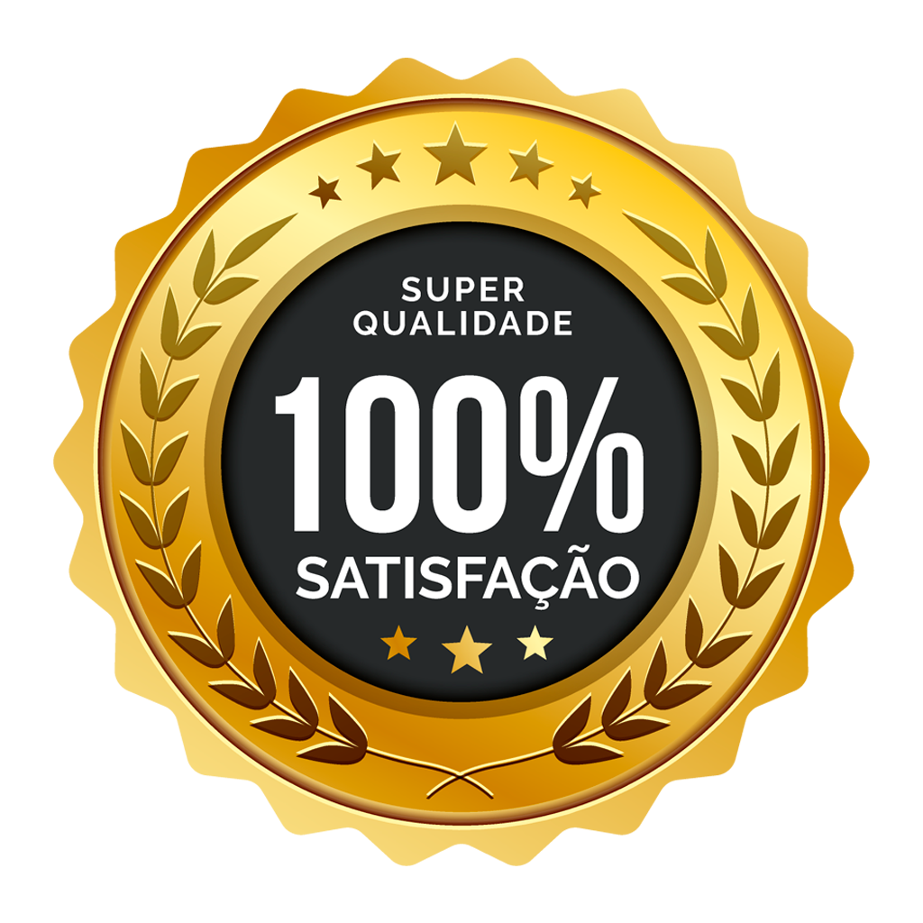 Selo 100% de satisfação